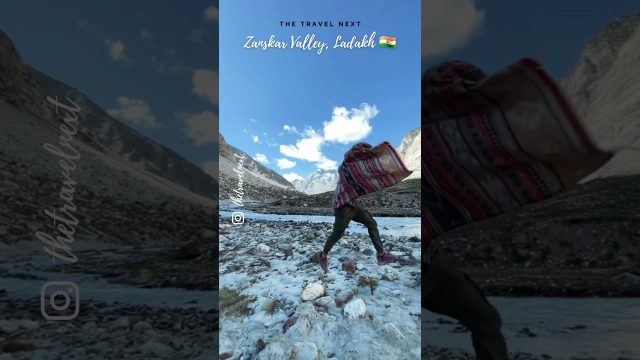 Running in Ladakh, India 🇮🇳 #Shorts #travel #thetravelnext #india