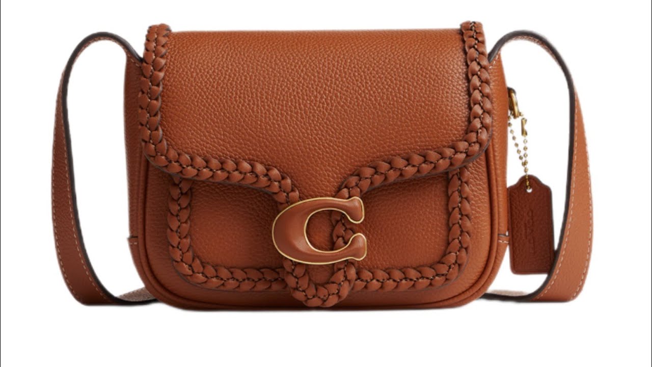 Coach Tabby messenger 19 bag with braid.