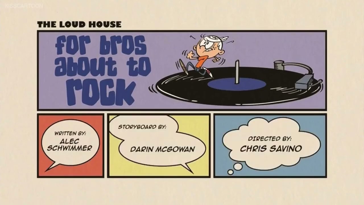 The Loud House For Bros About To Rock title card