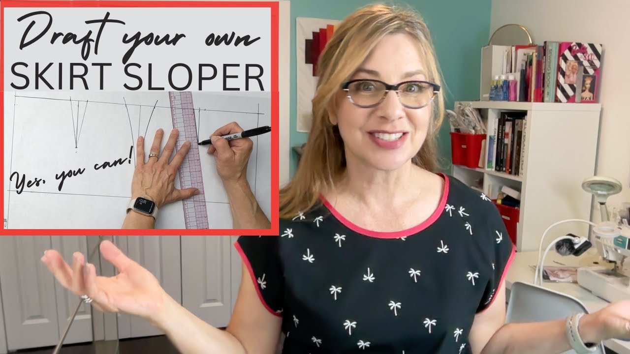 Как составить схему юбки-слопера
