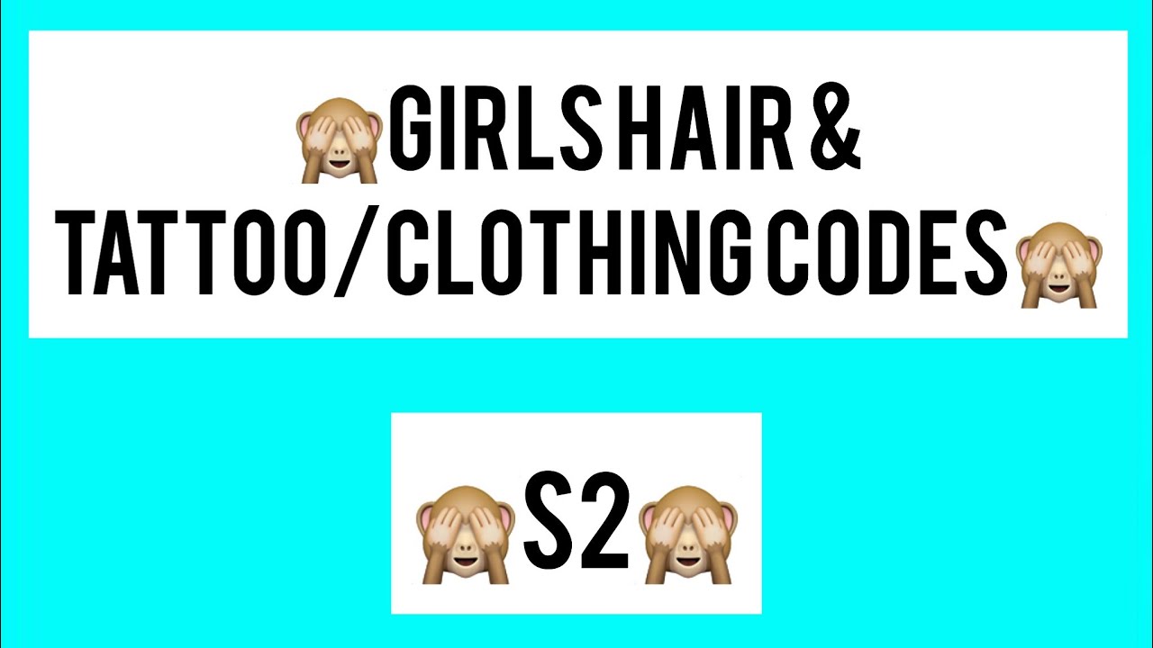 Girls Hair Tattoo Clothes Codes Youtube - roblox codes for clothes girl baddie