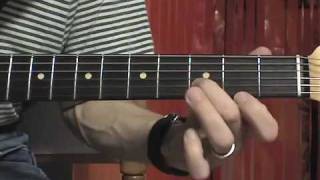 Blues lick in E chords