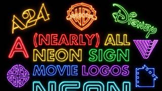 (Nearly) ALL MOVIE LOGOS IN NEON SIGNS