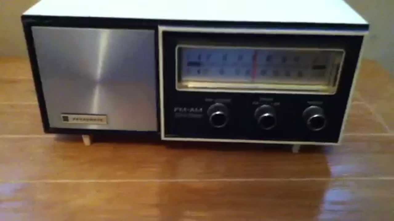 Panasonic Model RE-6137 Transistor Radio - YouTube