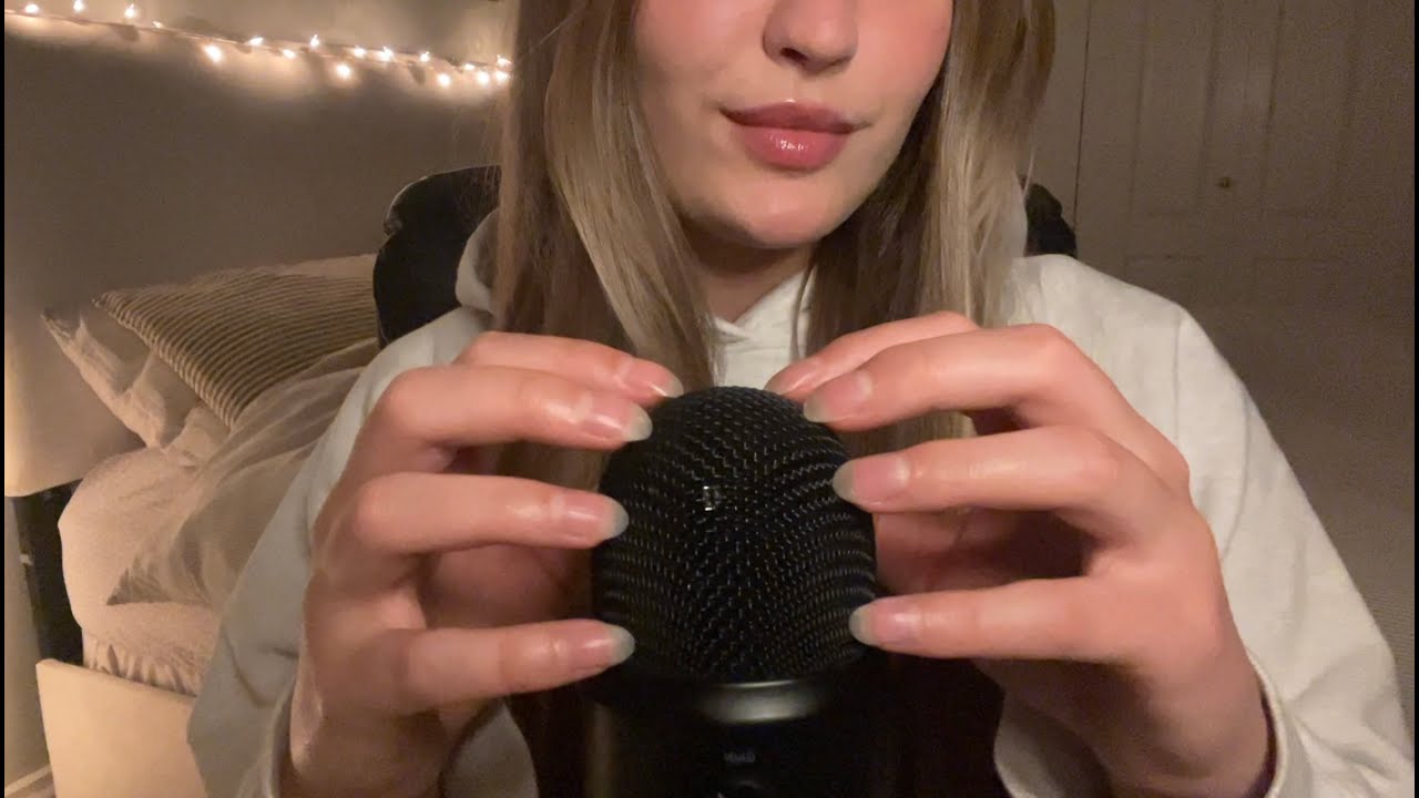 ASMR | 30 Minutes of Bare Mic Scratching & Tapping with Natural Nails