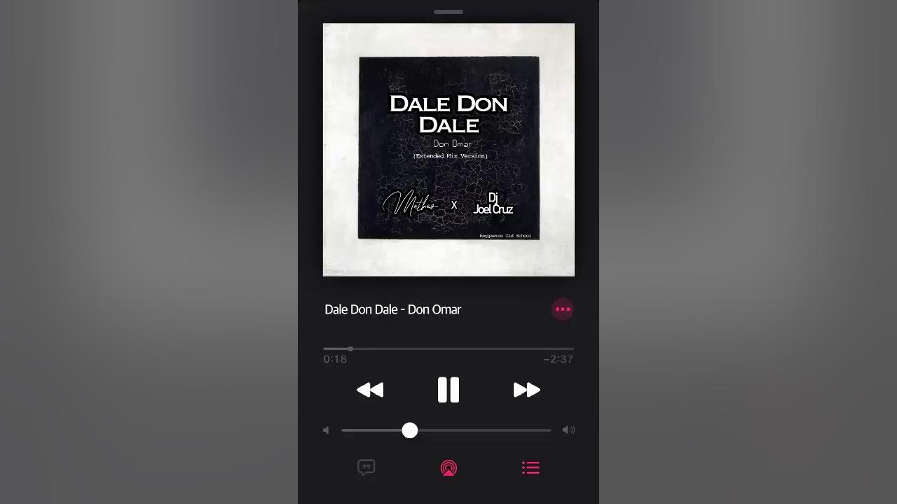 95] DALE DON DALE - DON OMAR | (Extended Mix) | By: Matheo x Dj Joel Cruz -  YouTube