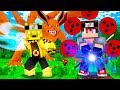 VIRE O NARUTO E O SASUKE PARA GANHAR OS PODERES DE NINJA DELES NO MINECRAFT!! ( Naruto Shippuden )