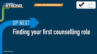 PACFA Starting Strong Conference: Finding Your First Counselling Role Panel Discussion