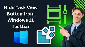 How to Hide Task View Button from Windows 10 Taskbar using Registry Editor | GearUpWindows Tutorial