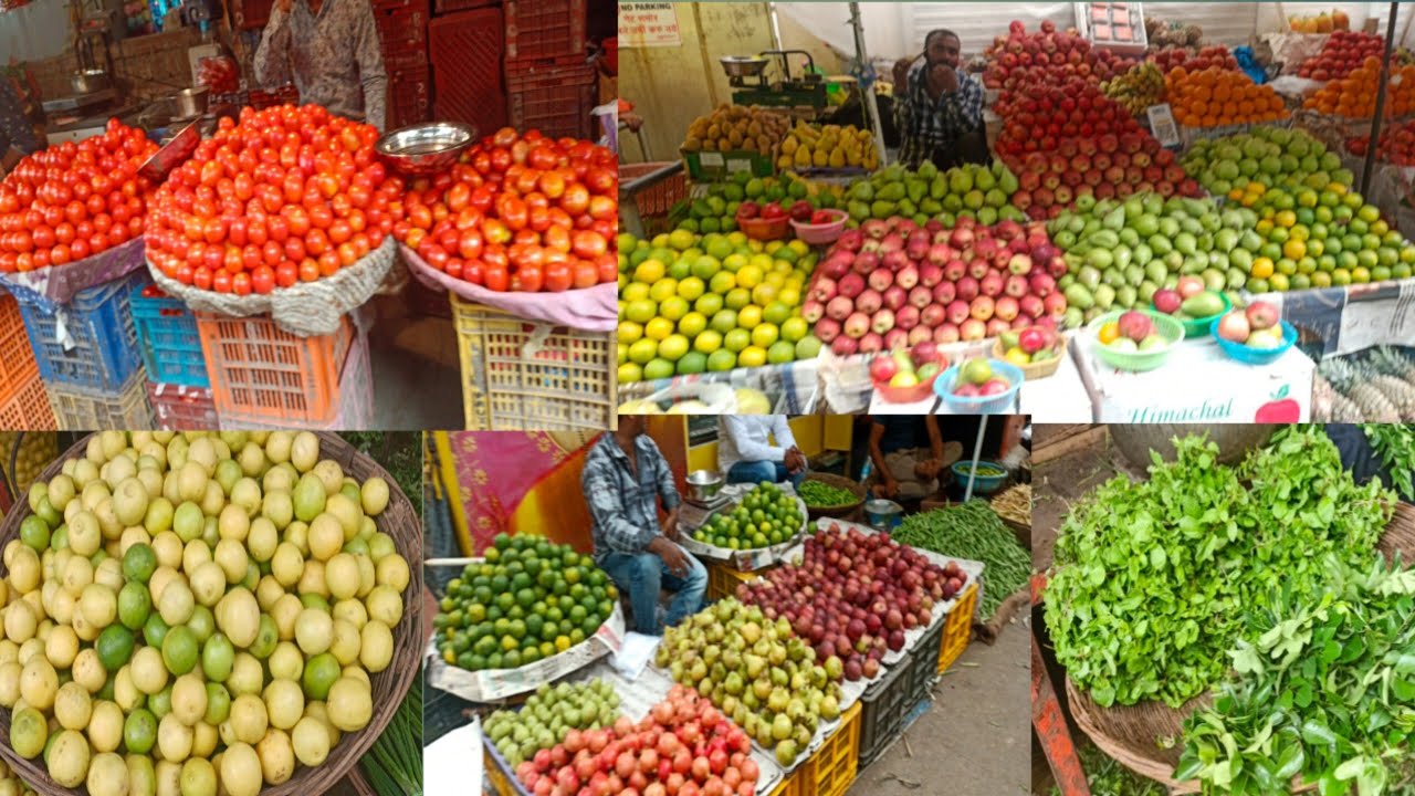 thane vegetable and fruit market/thane sabji market/thane jambli naka
