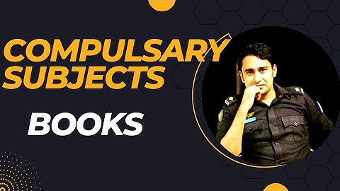 Books for CSS Compulsory Subjects  | By Syed Fazil Bukhari(PSP) #css #csspreparation #pms #english