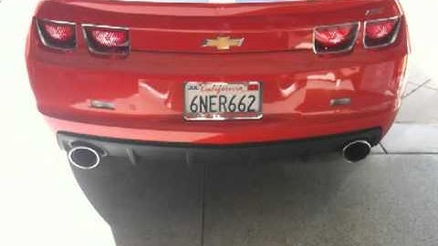 2010 Camaro SS Magnaflow Competition Series Axle Back Exhaust Start-up #2