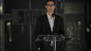 Harrison Wells Talks About The Particle Accelerator || The Flash 1x01