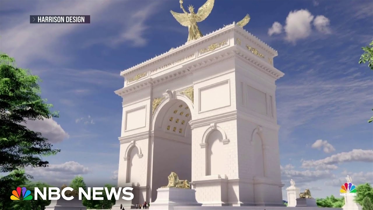 Trump announces new plan for D.C. arch