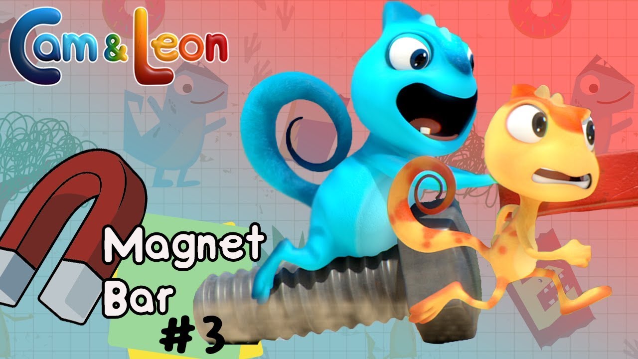 Funny Cartoon | Magnet Bar #3 | Cam & Leon | Cartoon for Kids - YouTube