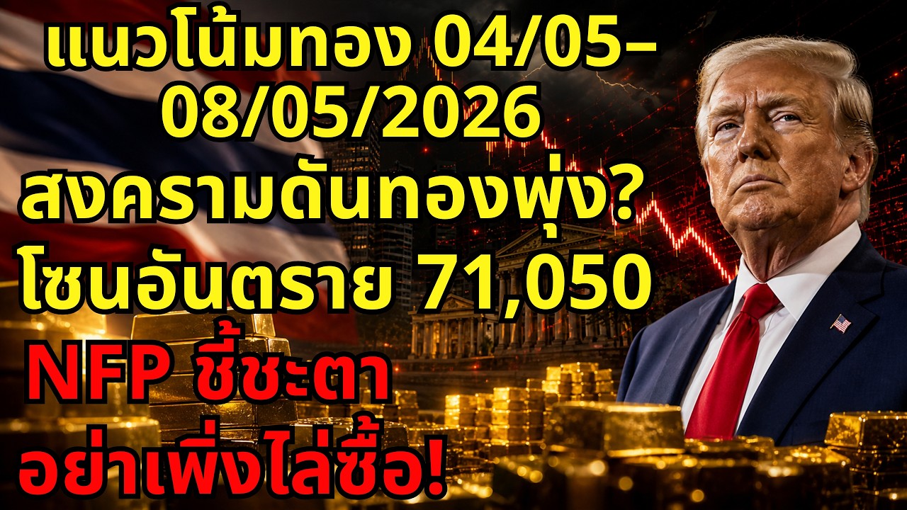 ⁣คาดการณ์ราคาทองไทยสัปดาห์หน้า: หลุด 70,000 หรือทะลุไฮ?