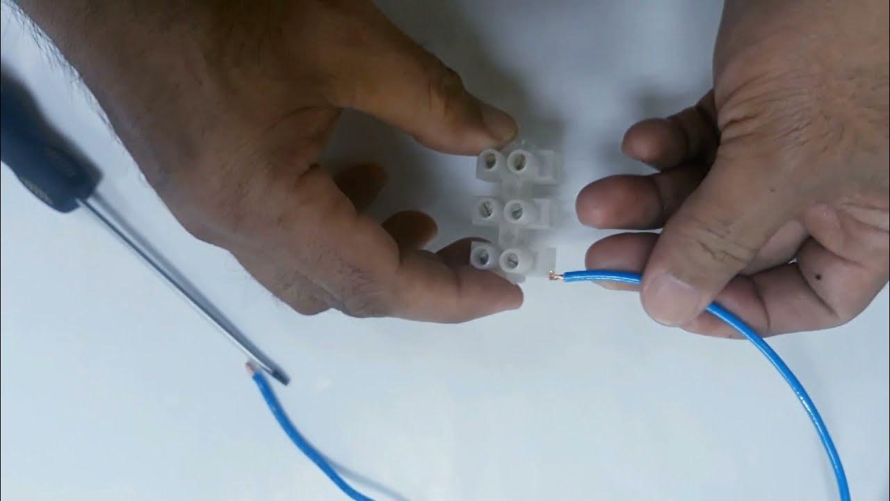 How to connect terminal block YouTube