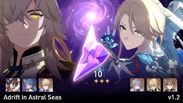 1.2 Memory of Chaos 10 (3 Stars) - E1 Jing Yuan and E0 Yanqing - Honkai Star Rail