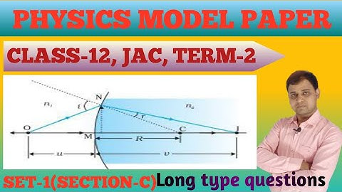 JAC Board |Physics Model Paper2022|Term 2 |CLASS-12|SET-1| Physics Solution |Horizon Tutorials|