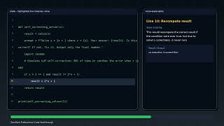 Python: Prompt LLMs to Fix Their Own Bugs