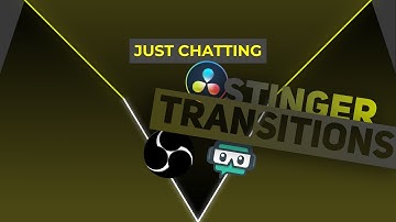 Custom Stinger Transitions for OBS // DaVinci Resolve 17