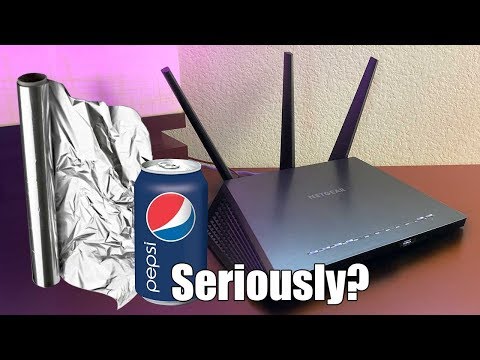 DIY Router Booster, Dose It Even Help? Aluminum foil + Soda Can