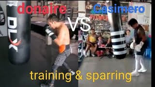 donaire vs Casimero/ training & sparring, nonito donaire johnriel Casimero