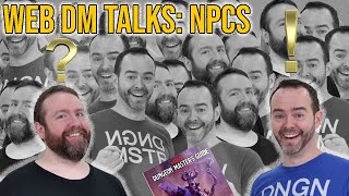 Web DM Talks NPCs | 5e Dungeons and Dragons | TTRPG