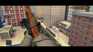 Sniper 3D Assassin: - Gameplay Walkthrough Tonka Bay Level 14/30 Suicide Bombing (iOS, Android)