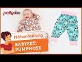 Nähanleitung Baby Pumphose - Jersey nähen mit der Nähmaschine - Für Anfänger