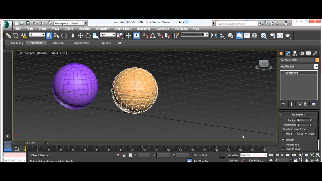 Curso de 3D Studio Max - Aula 08 - Editando Primitivas - YouTube