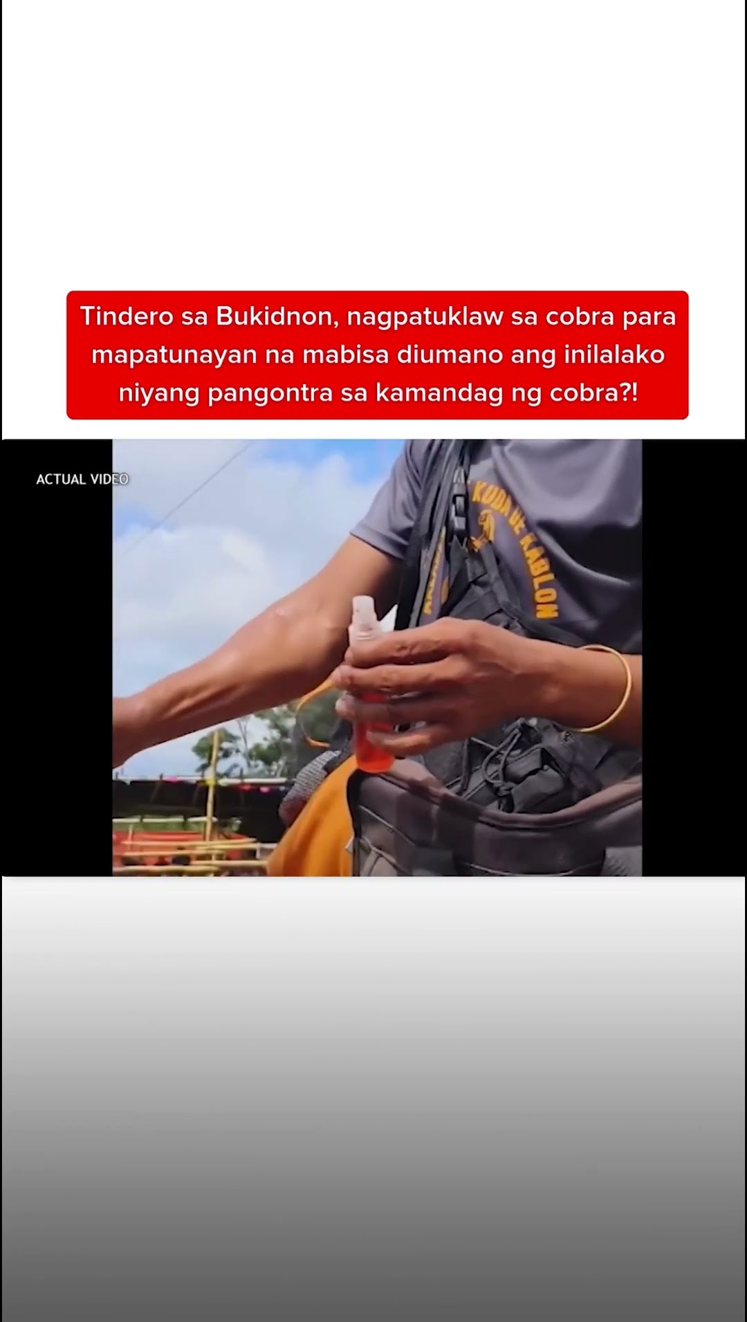Lalaki, nagpatuklaw sa cobra para mapatunayang mabisa raw ang tindang lana | Kapuso Mo, Jessica Soho
