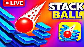 pt-11 🔥 Stack Ball LIVE! Unlimited Helix Smash | High Score Challenge! screenshot 4