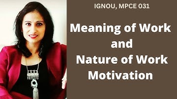 #MPCE-031, BLOCK-2, UNIT-2- Part 1 #IGNOU #MAPC 2nd Yr ,#organisationalbehaviour