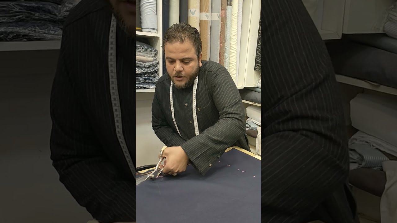 : #قص_العباية #صوف_انجليزي #خياطة_رجالي #تفصيل_ملابس  تعلم قص العباية الصوف الإنجليزي الرجالي