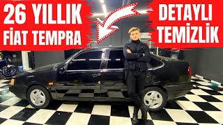 26 YILLIK FİAT TEMPRA'YA DETAYLI TEMİZLİK YAPTIK !