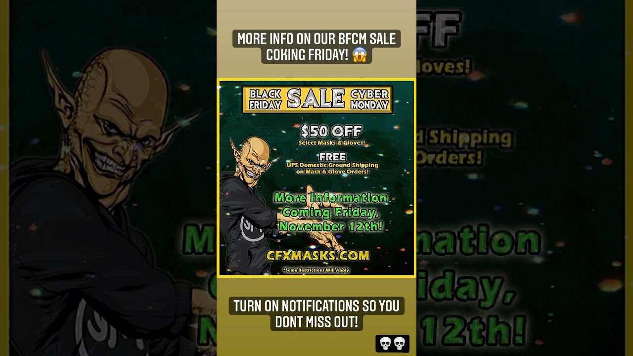 Black Friday/Cyber Monday sale info coming THIS FRIDAY! Be sure to turn on notifications!