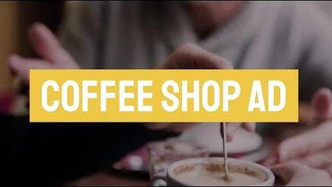 Coffee Shop Ad Video Template (Editable)