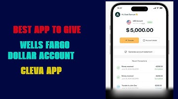 Best App to Give You a Dollar Account Wells Fargo In Nigeria and Africa - Cleva Banking App