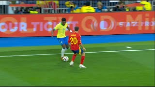 Vinicius Junior Toying vs Spain | Friendly |