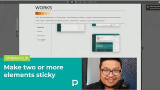 Celebrity Make two or more elements sticky in Webflow โ Tutorial (2021) Profile