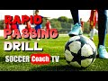 Soccercoachtv  try this rapid passing drill right after your warm up