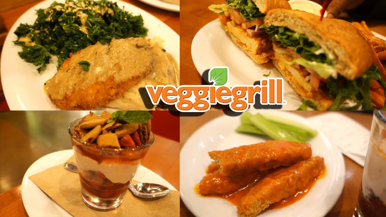 First time at a Vegan Restaurant (Veggie Grill) DELICIOUS! YouTube
