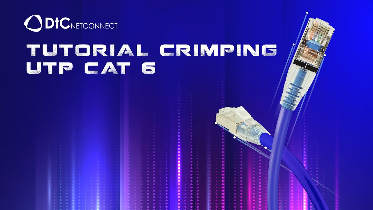 CARA TERMINASI/CRIMPING DTC UTP Cat. 6 DENGAN BENAR - (Connector RJ45 ...