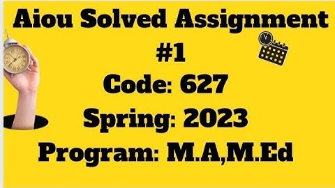 Code 627|AIOU solved Assignment#1|ICT in  Education|Education techniques|M.ed