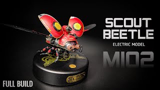 Assembly Electronic Scout Beetle MI02 ROKR model | Speed Build & Review | ASMR Robotime | 3D Puzzle