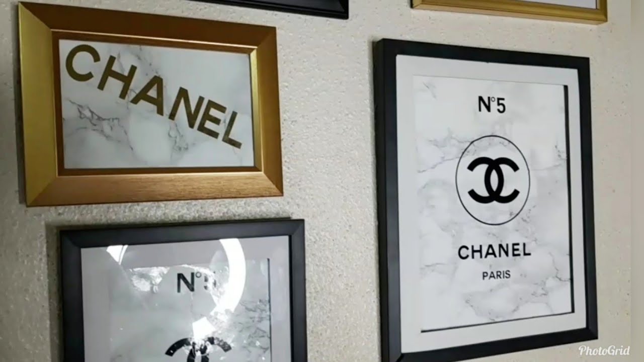 DIY DOLLAR TREE CHANEL LIGHTED WALL DECOR/SCONCE, GLAM DOLLAR TREE DIY, CHANEL DUPE