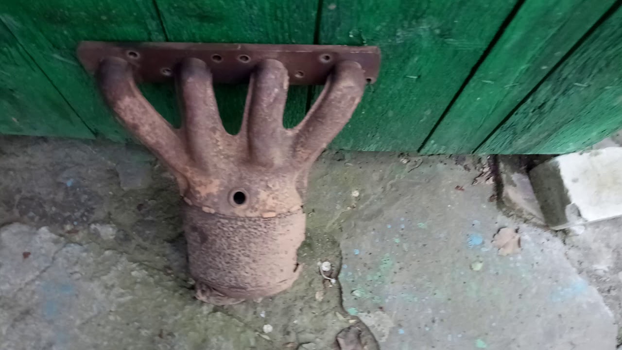 Замена катализатора на паук 4.1 приора. - YouTube