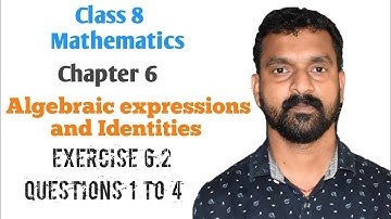 Class 8/ Mathematics/ Chapter 6/ Algebraic expressions/ Ex : 6.2/ Que : 1 to 4