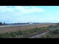 Посадка Як-42Д в а/п Саратов-Центральный.
